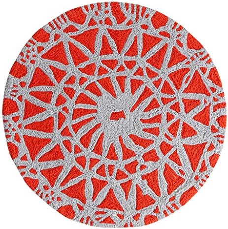 Rugs living room American Style Round Carpet Living Room Basket Mats Study Computer Swing Chair Bedroom Bedside Blanket ( Color : C , Size : 100CM×100CM )
