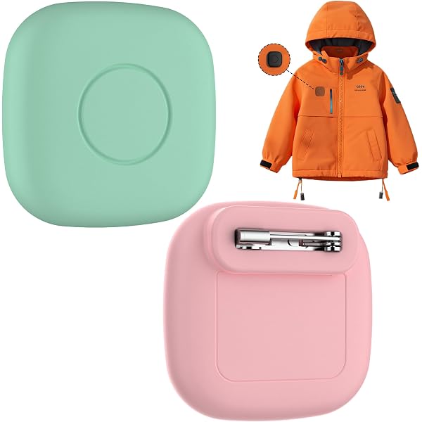 2 Custodie Impermeabili In Silicone Per Tile Mate 2024/2022 – Colori Rosa E Verde – Cinturino Per Bambini - 4