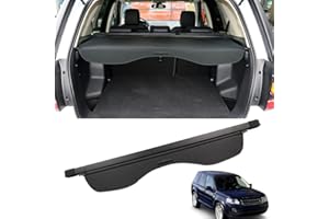 HEYCE Housse de Protection de Coffre pour Land Rover Freelander 2 LR2 2008-2015 Cache-Bagages Noir Housse de Coffre Extensible Store Enrouleur