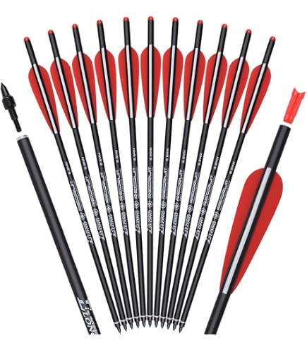 Boulons d'arbalète en carbone de 16 cm, mini flèches d