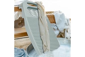 RICHOLYN Grande planche à laver, planche à laver à la main, planche à laver pour la lessive Grande planche à linge domestique haute ténacité, épaisse et antidérapante, 17,7 x 7,8 pouces, 4 couleurs en