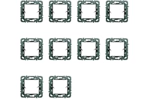 Elektronova, supporto 2 posti (502) compatibile con Vimar Plana, confezione da 10 pezzi