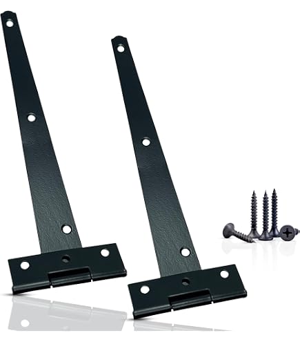 Black Weighty Scotch Tee Hinge | City Fencing