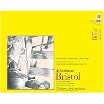 Strathmore Bristol - Carta Liscia Pad 9 X 12-20 Fogli