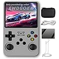 EWDGOES R36S Handheld Game Console 3.5 inch Preinstalled Emulator System Gray 32GB+64GB, Grey