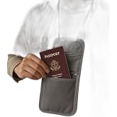Ecrou &Ccedil;ok G&ouml;zl&uuml; Askılı Pasaportluk Gri
