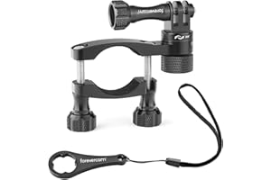 Forevercam 360 ° di rotazione e blocco di qualsiasi direzione 0.6-1.3inch manubrio interamente in alluminio per bici/moto, reggisella, supporto da sci per GoPro action camera