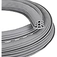 Kingdder Concrete Expansion Joint Filler Driveway Crack Filler Flexible EPDM Rubber Strip for Concrete Crack Repair Replacement Weather Aging Resistance Expansion Joint(3/4'' Wide, 10 ft Long)