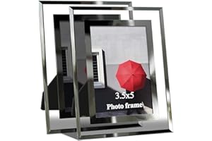 Giftgarden Ramki na zdjęcia 9x11 szklane na stół, szklane ramki na zdjęcia, zestaw 2 szt