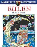 Malen und entspannen: Eulen