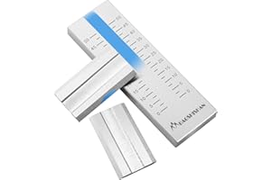 BAOSHISHAN Grindometer Fineness Gauge Fineness of Grind Single Groove ISO Standard One Groove 0-50 (50µm 1:2000)