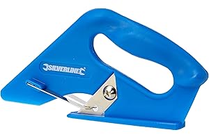 Silverline 446296 Couteau à moquette universel Lame à 50°