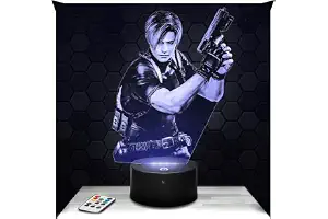 Lampephoto.fr - Lámpara 3D Resident Evil Decoración Cuarto para Niños, Resident Evil, objeto de Videojuegos para Jugadores, Idea de Regalo, Lámpara de Noche, Idea de Regalo Original TOP
