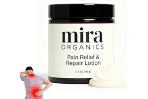 GENERIC Mira Pain Relief & Repair Lotion,with Arnica Montana,Chamomile, Helichrysum Oil,Shea Butte,Mira Organics Pain Relief Cream Soothing Blend for Muscle and Joint Comfort,Fast Absorbing Non-Greasy-3.5OZ