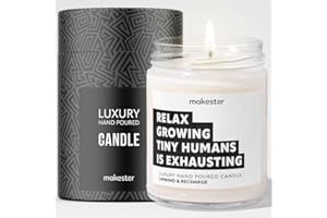 MAKESTER Mum to Be Candle - 220g Soy Wax with Madagascan Vanilla, Jasmine & Sugared Almond - New Mum to Be Gifts for Pregnancy, Baby Shower Gifts, Maternity or Birthday for New Mummy