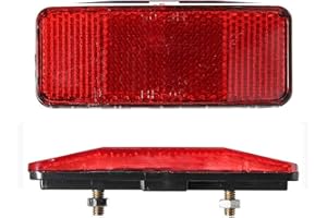 Stafeny Tail Bike Reflectors Bicycle Cycling Safety Caution Warning Reflector Bake For Rear Pannier Racks Frame Mountain Road Bike Accessories