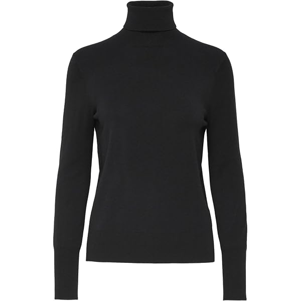 ONLY Pull En Maille ONLVENICE Col Roulé Femme - Pull Doux Et Confortable