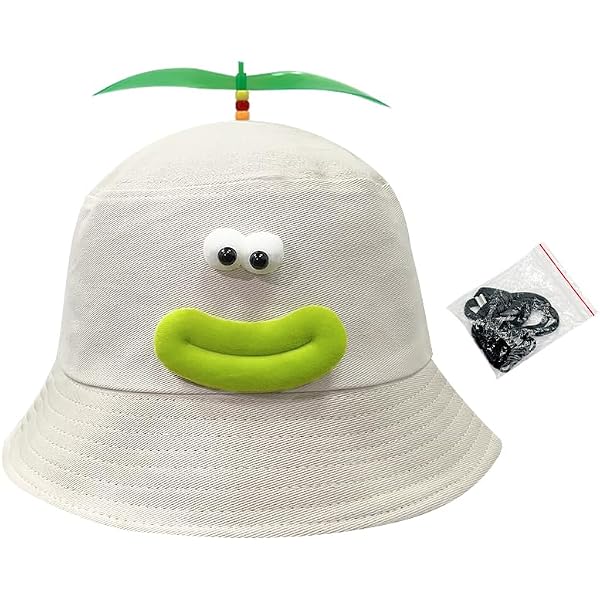 Casquette à Hélice Fluorescente - Chapeau Drôle Avec Hélice Tournante, Coton, Taille Unique, Pour Fête & Cosplay