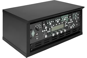 Gator Frameworks Elite Furniture Series 4U Wood Desktop Studio Rack in a Black Finish (GFW-ELITERK-4U-BLK)