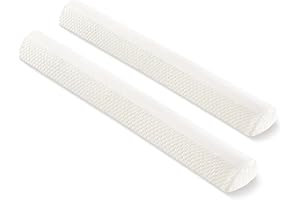 HBselect 2 pezzi Barriere Letto Bambini Antiscivolo Memory Foam Morbido Paracolpi Lettino Protezione Bambini Sponda Letto per Neonati Cuscino di Sicurezza con Federa Rimovibile Paraurti Culla