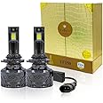 Tobys TF150 2 Pieces 300W Original Tested LED Headlight Bulb Assembly 30000 Lumens 150W/Piece Xtreme Bright With Color Temperature 6500K (H11)