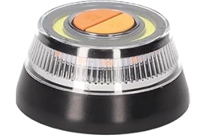 PMK GRUPO - Light V16 Holomoged DGT | Emergency Car Light Accident [Visibility 1 km] or Flashlight with Magnetic Base or Hook for Simple Activation IDIADA PC20100269-1 Unit