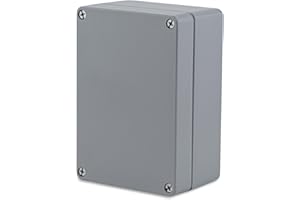 BOXEXPERT Alster Boîtier industriel en aluminium 200 x 140 x 91 mm IP 66 Gris RAL7001 Boîtier de distribution