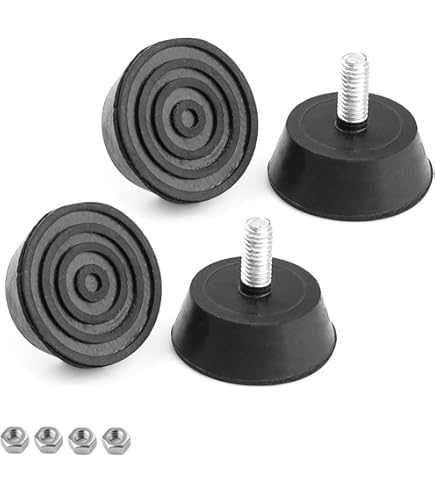 Patas Ajustables Para Muebles - 4 Unidades De 33 Mm (Altura 80 Mm)