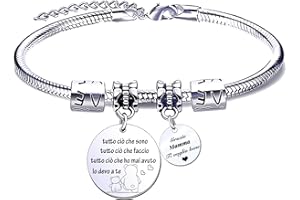 MNBVBV Regalo Mamma Bracciale Mamma Regalo Festa della Mamma Bracciale Mamma Regalo per Mamma Bracciali per Madre Bracciale per Mamma Braccialetto Mamma Bracciale Mamma Braccial Donna