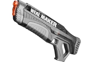 Artcool Elektrische Wasserpistole,Schnelle Automatische Saugkraft,220+ kontinuierliche Wasserpistole,Reichweite 7-9M,Leistungsstarke und wasserdichte Wasserpistolen IP67 für Erwachsene（Schwarz）