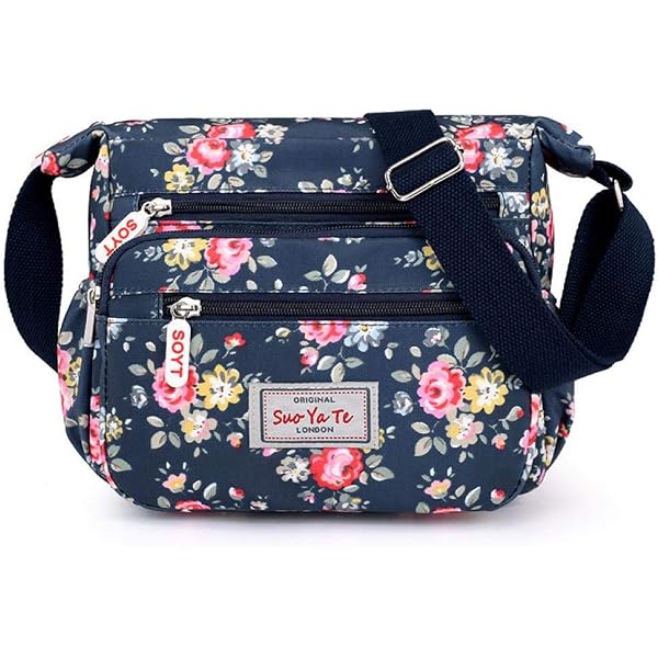 HUA ANGEL Lichte Crossbody Schoudertas Voor Dames - Waterdichte Handtas Met Veel Vakken, Ideaal Voor Reizen En Dagelijks Gebruik