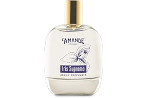 L'AMANDE - Acqua Profumata Donna Spray Analcolica, Idratante al Gelsomino Note Fiorite, Legnose e Talcate, Lozione Rinfrescante e Muschiata dai Sentori Delicati e Naturali - Iris Supremo 100 ml