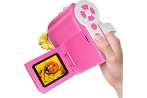 HUTACT Handheld Digital Microscope for Kids: 1000X Portable Microscopes Camera with 4K 2.0" LCD Screen for Girls 8-12 Outdoor School - Edu Science Kits Gifts