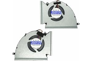 JISHIYUFS remplacement nouveau CPU+GPU ventilateur de refroidissement pour MSI GP76 GE76 Series PABD1A010SHR-N452 PABD1A010SHR-N451 0.6A DC12V