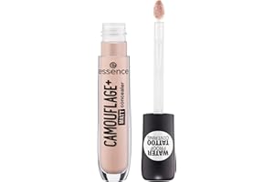 ‎ESSENCE COSMETICS essence Camouflage+ Matte Concealer, Masking Pen, Waterproof, Covers Tattoos, No. 10 Light Pink, Nude, Matte, Vegan, Oil-Free, Waterproof (5 ml)