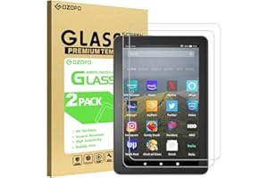 GOZOPO [2 Stück] Schutzfolie für Fire HD 8 Tablet (10. Gen/ 12. Gen, 2020/2022/2024 release) / Fire 8 Plus/HD 8 Kids/H D 8 Kids Pro, Panzer Schutz Glas Gehärtetem Displayschutzfolie