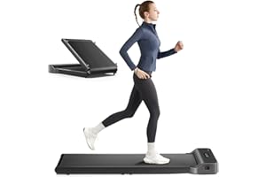 Walkingpad Z1 Tapis roulant pieghevole, Walking Pad 1-6 km/h con telecomando e indicatore LED, tapis roulant compatto e silenzioso per la casa e l'ufficio