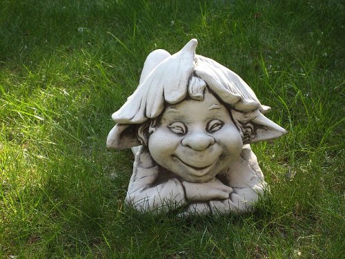 Steinfigur Zwerg Gnom Wichtel 07 FREDDI 44 cm ca.15 kg Frostfest Stein Nr.178