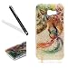 Produktbild Galaxy A3 2017 Hülle,Handyhülle für Samsung Galaxy A3 2017,Leeook Luxus Gold Glitzer Shiny Hart Backcover Rückseite Hülle Schutzhülle Cool Painted Wolf Traumfänger Muster Tpu Rahmen Weich Flexibel Silikon Bumper Handyhülle Etui Schale für Samsung Galaxy A3 2017 + 1 x Schwarz Eingabestift-Gold,Wolf Traumfänger