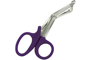 AR EMPORIUM Utility Scissors Tuff Cut Tuff Cut / Tough Cut 15cm EMS Trauma Paramedic Scissors (Purple)