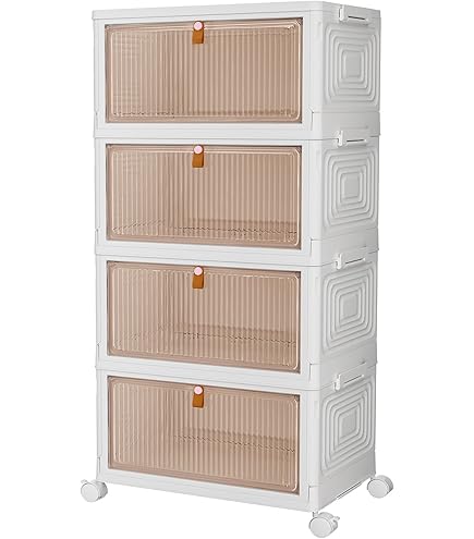Opbergdoos met deksel, 72 liter, opbergdozen, opbergdozen, opbergdozen