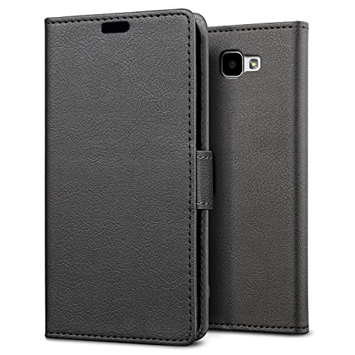 Funda LG K4 SLEO Cartera Carcasa Piel PU Suave Flip Folio Caja Super Delgado  Estilo Libro Soporte Plegable y Cierre Magn  tico  para LG K4 - Negro