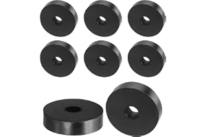 QUARKZMAN 8 st gummidistanser, tjocka anti-vibrationsgummibrickor stötdämpare hemreparationskuddar, 40 mm ytterdiameter, 10 m
