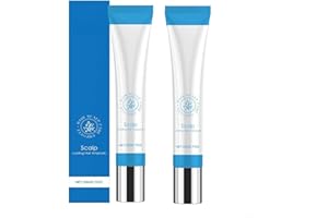 BAJIUK Scalphy Hair Ampoule, 20ML Hair Essences Ball Keep Scalp Clean And Non-greasy, Cooling Hair Ampoule, Scalp Cooling Hair Ampoule, Verbessert Den Haarglanz (2PC)