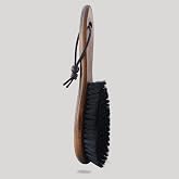 Nyn Wooden Brush Dress Shoe Brush 25cm Long Walnut Color