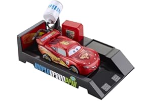 DISNEY Cars X0632 - Modellino Cars 2, Pit Stop Launcher di Saetta McQueen