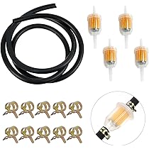 3 Kit Juego De Filtro De Gasolina Con Mangueras Universal