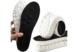 SKYPERMIT Solette in Memory Foam con supporto per l'arco plantare per donne e uomini, inserti per scarpe da ginnastica, scarpe sportive e stivali, traspiranti e ammortizzanti(42.5/43 EU,Nero)