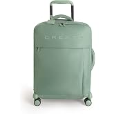 CREATE / Luggage Studio Soft/Suitcase Soft Polyester Sage Green / 39 x 20.5 x 56 cm / TSA Padlock, 4 Double Wheels, Organizer