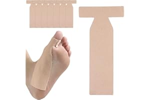 T-remmar för torvtå – självhäftande moleskinnsskenor för stora tåskador, Hallux Limitus & Bunion stöd, fotplattång för kvinnor och män (15)